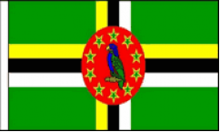 Dominica Table Flags